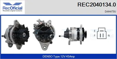 Alternator Daihatsu ROCKY Soft Top · Daihatsu ROCKY Hard Top · Daihatsu WILDCAT/ROCKY
