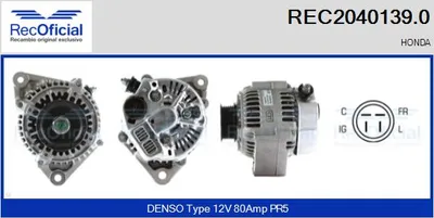 Alternator Honda ACCORD IV · Honda ACCORD IV Coupe · Honda ACCORD V Aerodeck
