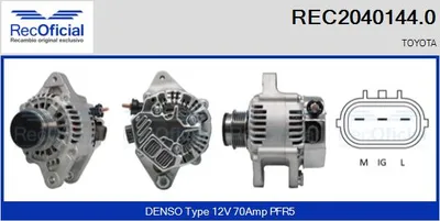 Alternator Toyota YARIS · Toyota YARIS VERSO
