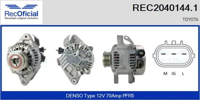 Alternator Toyota YARIS · Toyota YARIS VERSO