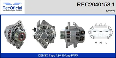 Alternator Toyota YARIS · Toyota YARIS VERSO