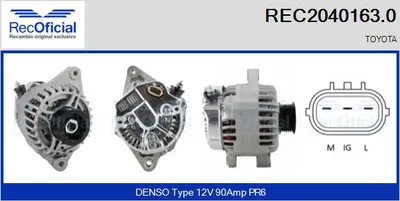 Alternator Toyota YARIS · Toyota YARIS VERSO
