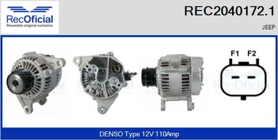 Alternator Jeep CHEROKEE