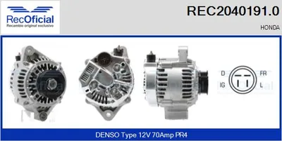 Alternator Honda CIVIC IV Hatchback · Honda CRX II · Honda CIVIC V Saloon
