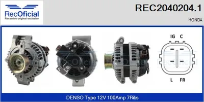 Alternator Honda ACCORD VII · Honda ACCORD VII Tourer · Honda CIVIC VIII Hatchback
