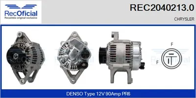 Alternator Chrysler VOYAGER / GRAND VOYAGER III