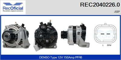 Alternator Jeep CHEROKEE