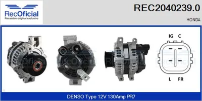Alternator Honda ACCORD VI · Honda CR-V II · Honda ACCORD VII
