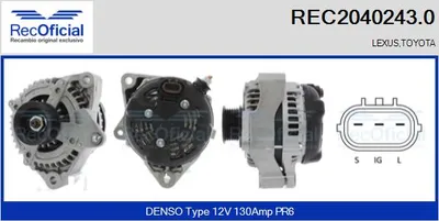 Alternator Lexus LS · Lexus SC Convertible