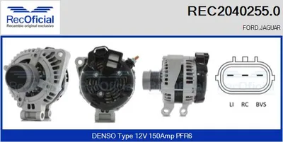 Alternator Jaguar S-TYPE II