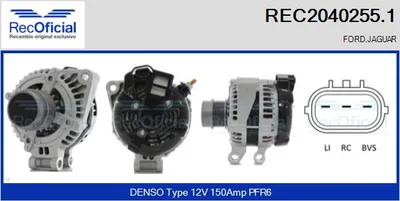 Alternator Jaguar S-TYPE II