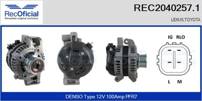 Alternator Toyota AVENSIS Saloon · Toyota AVENSIS Estate · Toyota AVENSIS