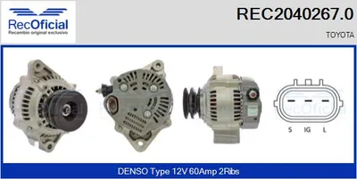 Alternator Toyota LAND CRUISER · Toyota 4 RUNNER II