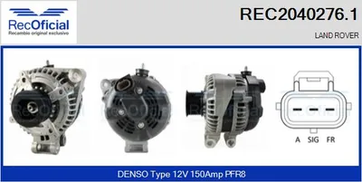 Alternator Land Rover RANGE ROVER SPORT I