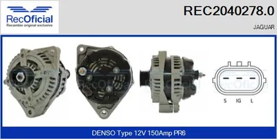 Alternator Jaguar XK 8 Coupe · Jaguar XK 8 Convertible · Jaguar S-TYPE II