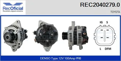 Alternator Toyota AURIS