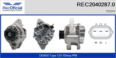 Alternator Toyota YARIS