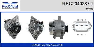 Alternator Toyota YARIS