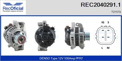 Alternator Toyota AURIS