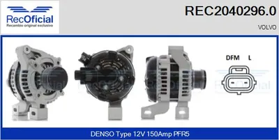 Alternator Volvo S40 II · Volvo V50