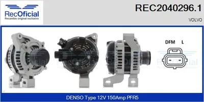Alternator Volvo S40 II · Volvo V50