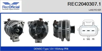 Alternator Land Rover RANGE ROVER SPORT I