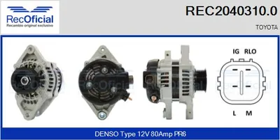 Alternator Toyota YARIS