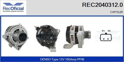 Alternator Chrysler VOYAGER IV