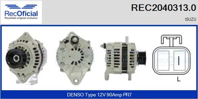 Alternator Isuzu D-MAX I