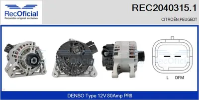 Alternator Peugeot 307 · Citroën C3 I · Peugeot 307 SW