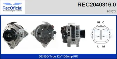 Alternator Toyota RAV 4 III