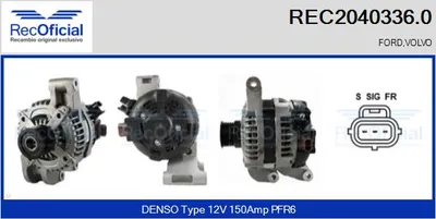 Alternator Ford FOCUS C-MAX · Volvo S40 II · Volvo V50