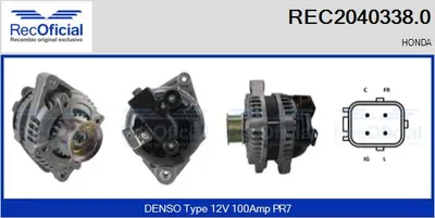 Alternator Honda ACCORD VIII · Honda ACCORD VIII Estate