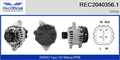 Alternator Toyota AURIS
