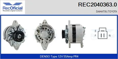 Alternator Toyota MODEL F · Daihatsu ROCKY Soft Top · Daihatsu ROCKY Hard Top