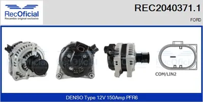 Alternator Ford FIESTA VI · Ford C-MAX II · Ford GRAND C-MAX