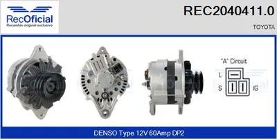 Alternator Toyota CROWN · Toyota CELICA Coupe · Toyota CROWN Station Wagon