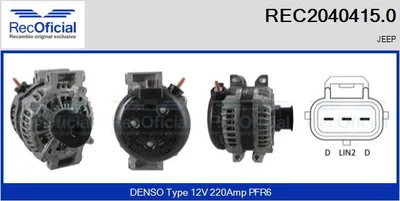 Alternator Jeep GRAND CHEROKEE IV