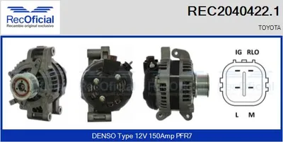 Alternator Toyota RAV 4 III · Toyota RAV 4 IV