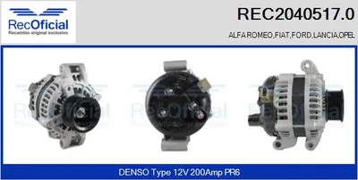 Alternator Opel ASTRA G Hatchback · Opel COMBO Box Body/MPV · Opel MERIVA A MPV