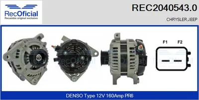 Alternator Chrysler GRAND VOYAGER V · Jeep WRANGLER III