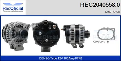 Alternator Land Rover RANGE ROVER IV · Land Rover RANGE ROVER SPORT II
