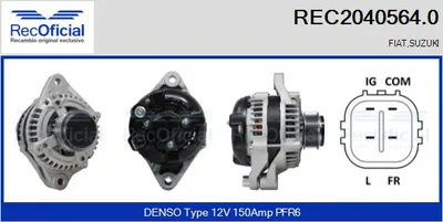 Alternator Fiat SEDICI · Suzuki SX4