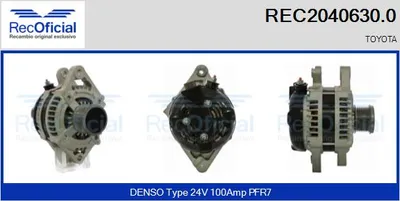 Alternator Toyota LAND CRUISER PRADO