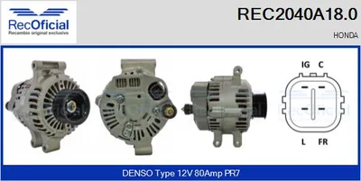 Alternator Honda CIVIC VII Hatchback