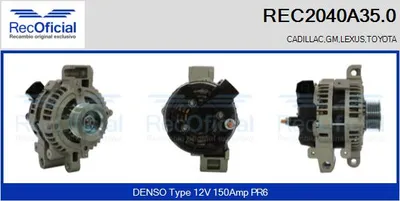 Alternator Lexus LS · Lexus GS · Toyota LAND CRUISER 200