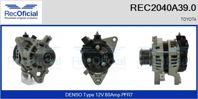 Alternator Toyota HILUX VIII Pickup