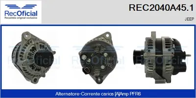 Alternator Jeep COMPASS