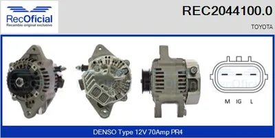 Alternator Toyota YARIS · Toyota YARIS VERSO