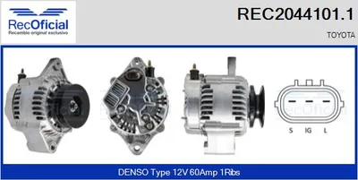 Alternator Toyota HIACE IV Bus